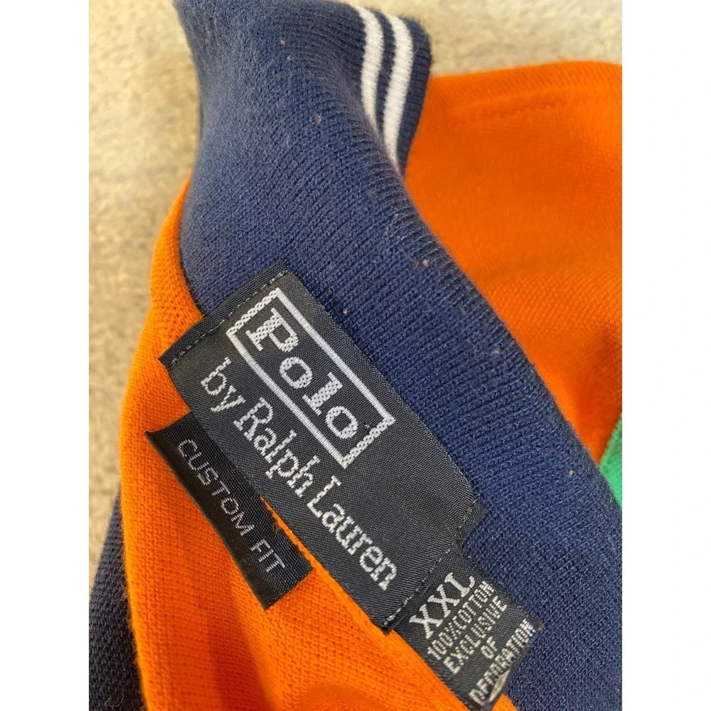 Polo Ralph Lauren Bleecker Polo Challenge Cup  1967 SZ XXL Equestrian Stripe